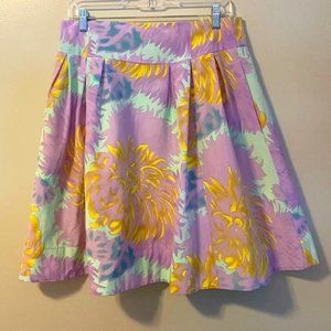Beautiful and bright Nanette Lepore skirt sz 12